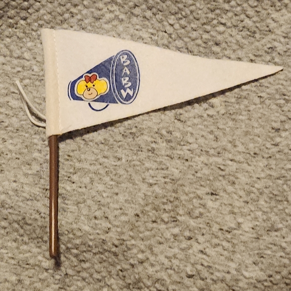 Build-A-Bear Workshop BABW Blue Cheerleader Cheer Accessory - Pendant Flag - Picture 1 of 6